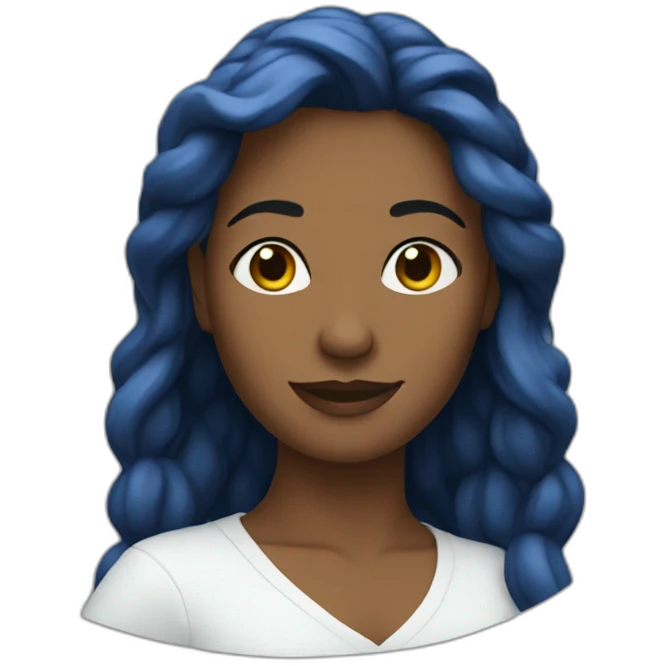 Blue Jaurès feminist emoji