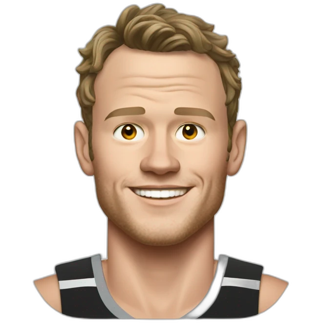 Jonathan Toews as a beach bum emoji