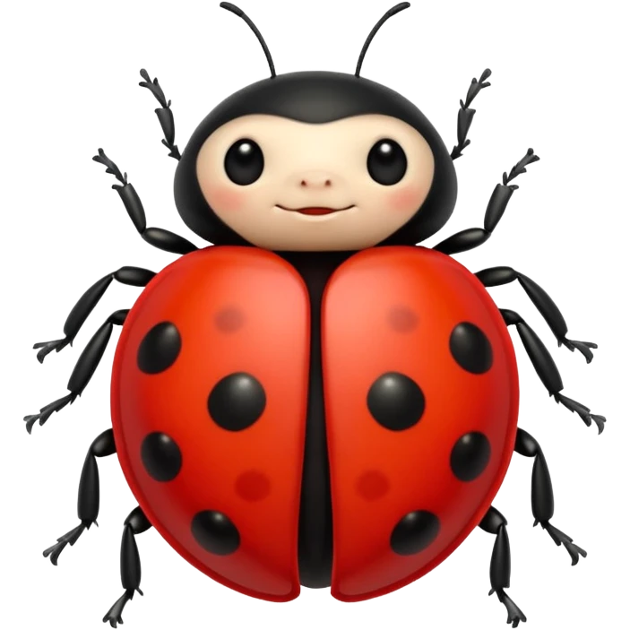 green cute lady bug emoji