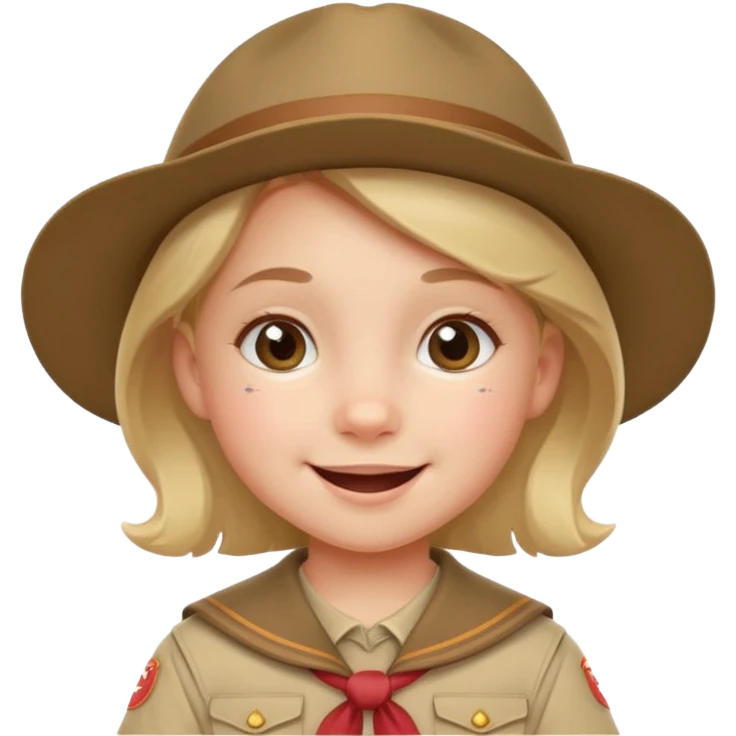 very small scout girl emoji