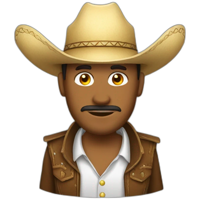 Sombrero de vaquero emoji