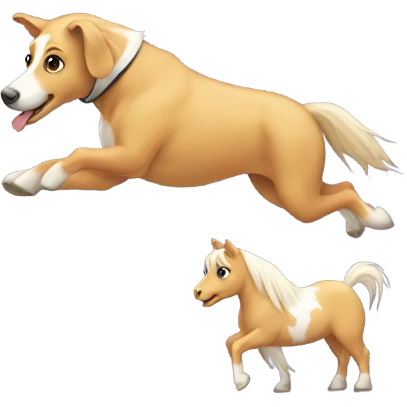 Dog and pony show emoji