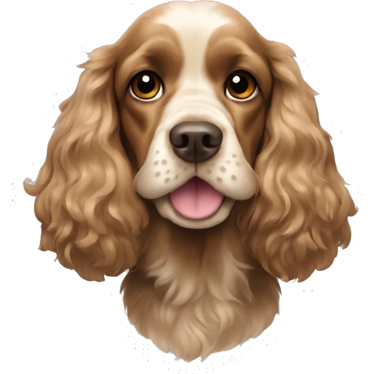 American cocker spaniel emoji