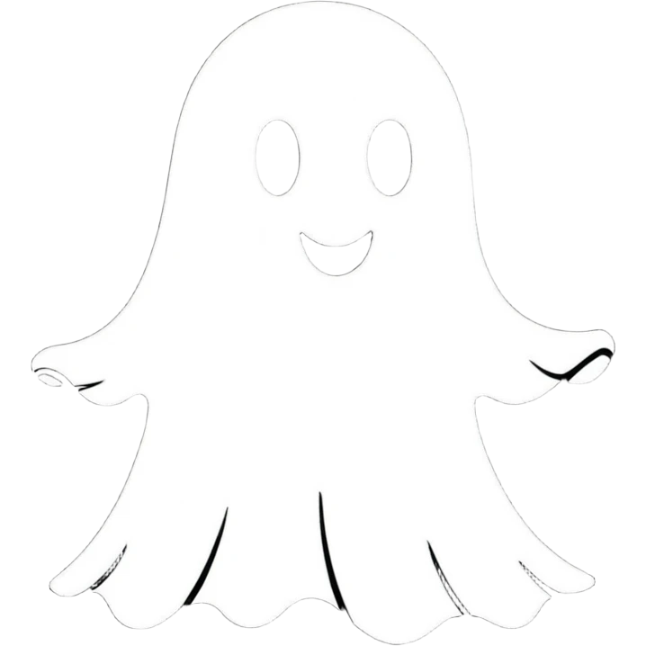 smiling ghost emoji