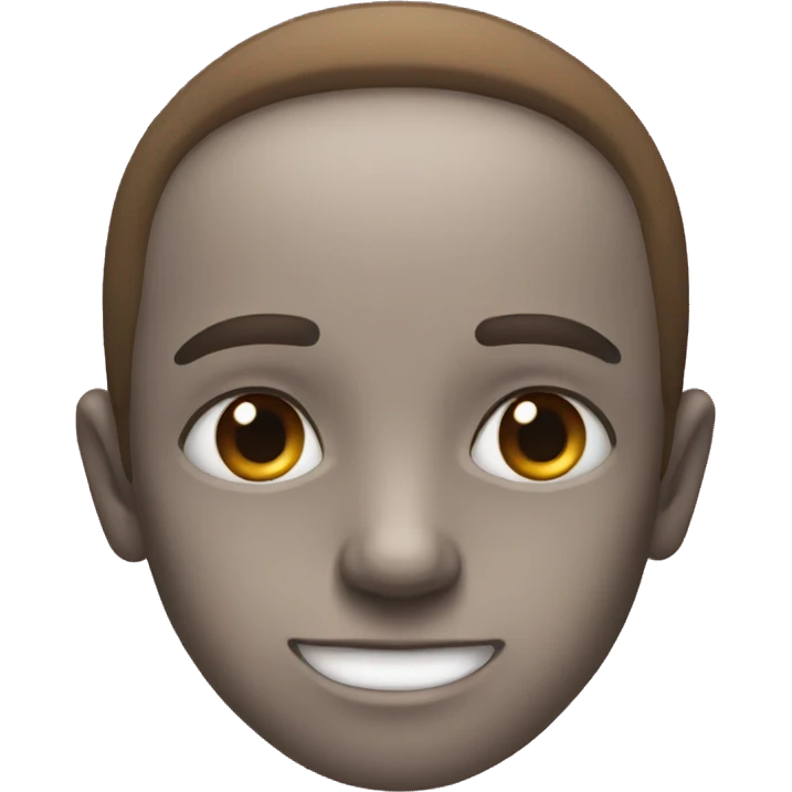 an emoji with red low eyes and a smirk  emoji