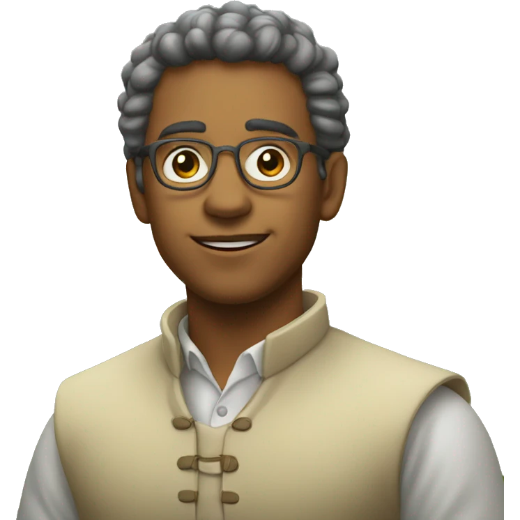 Oveja campo pastor joven emoji