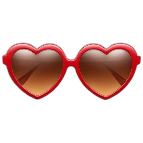 Heart-sunglasses emoji