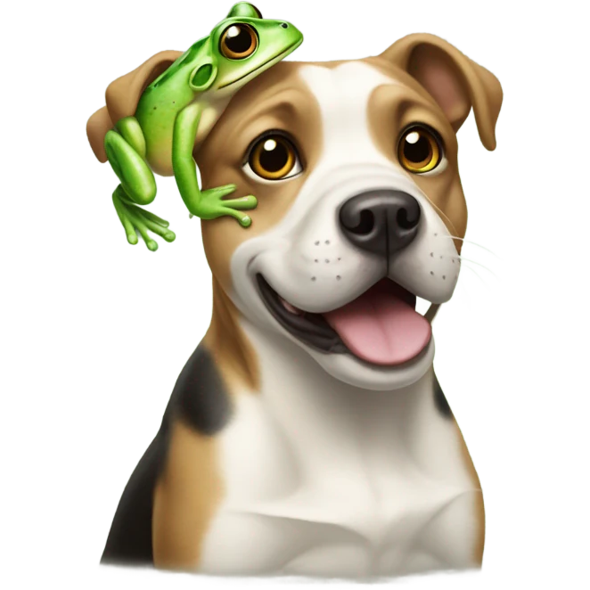 Dog and frog mixture emoji