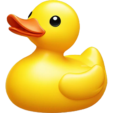 yellow rubber duck emoji