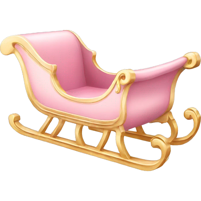light pink sleigh emoji