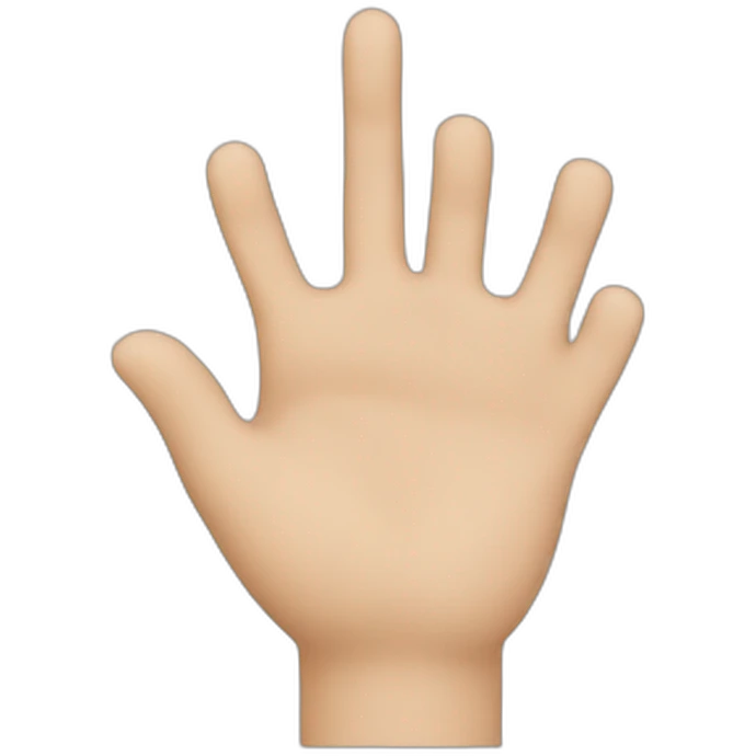 hand on face emoji