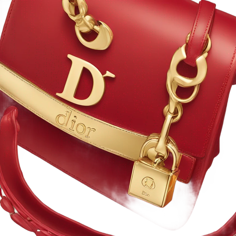 Red dior bag emoji