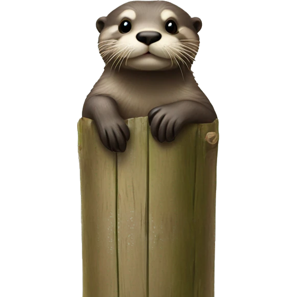 otter on a pole emoji