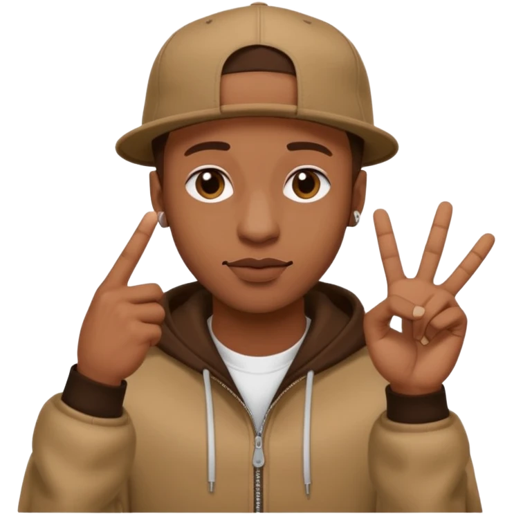 Jul french rapper hand sign emoji emoji