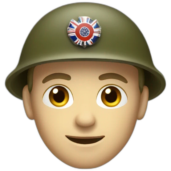 british WW2 soldier emoji