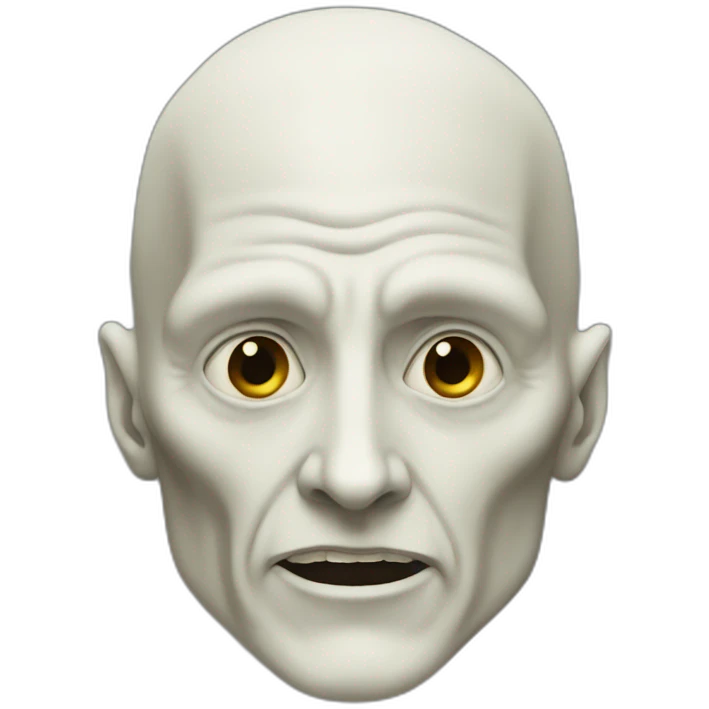 voldemort, no nose emoji