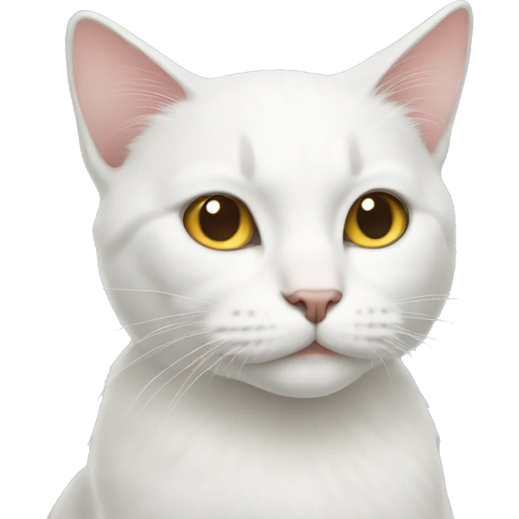 white cat emoji
