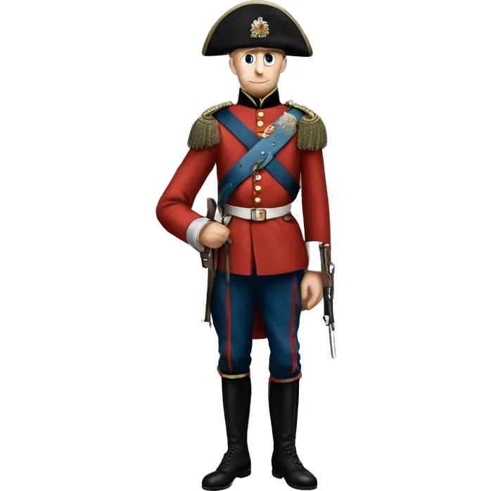 British soldier in full view of the Crimean War emoji