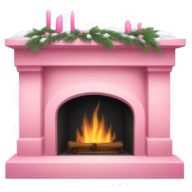 Winter Pink FirePlace emoji