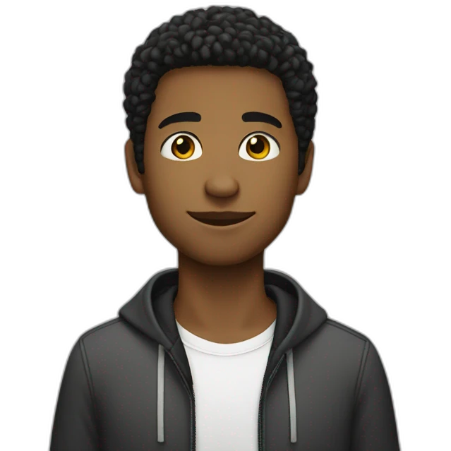 bold young men emoji