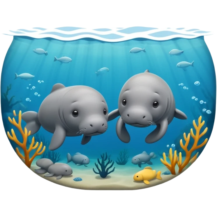 couple manatee emoji