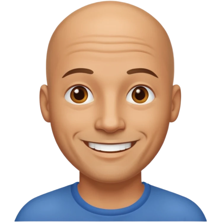bald man emoji