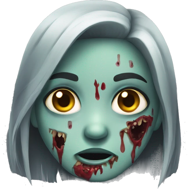 Cute girl zombie emoji  emoji