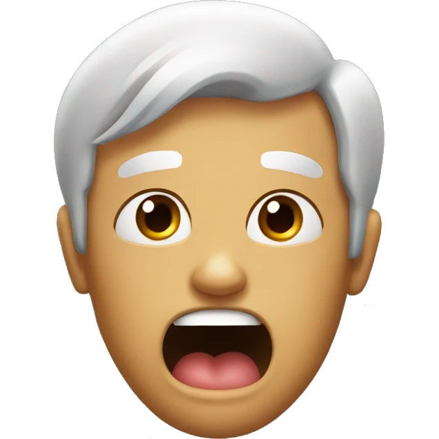 The face who sticks out tongue violently emoji