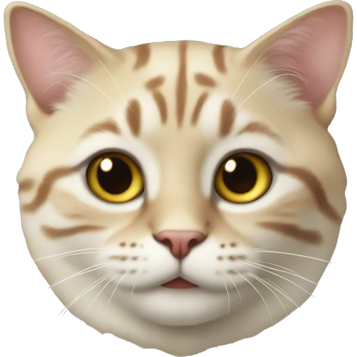 Кот белый emoji