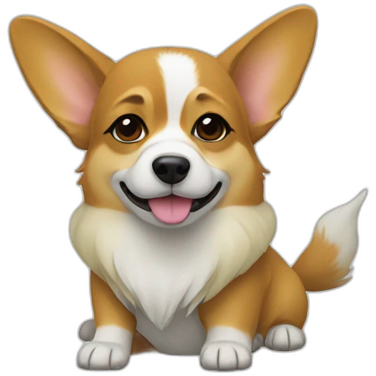 Corgi as yoda emoji
