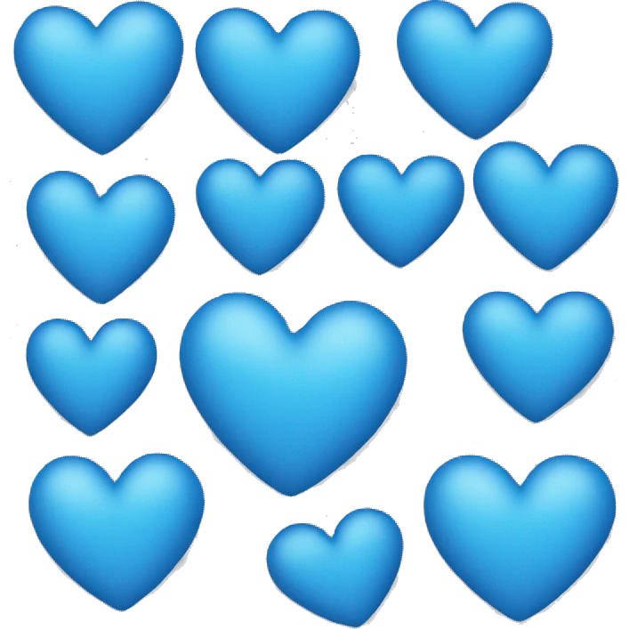 blue heart emoji