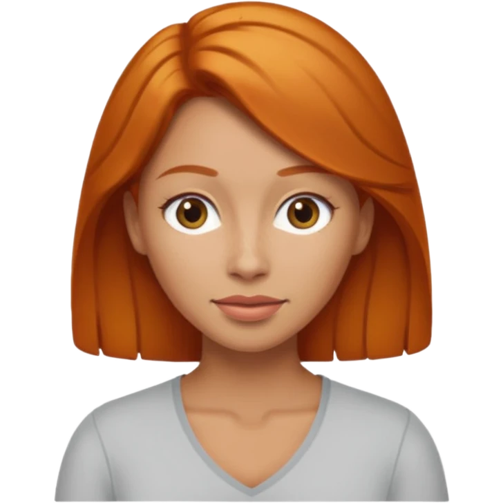 light tanned ginger haired women emoji