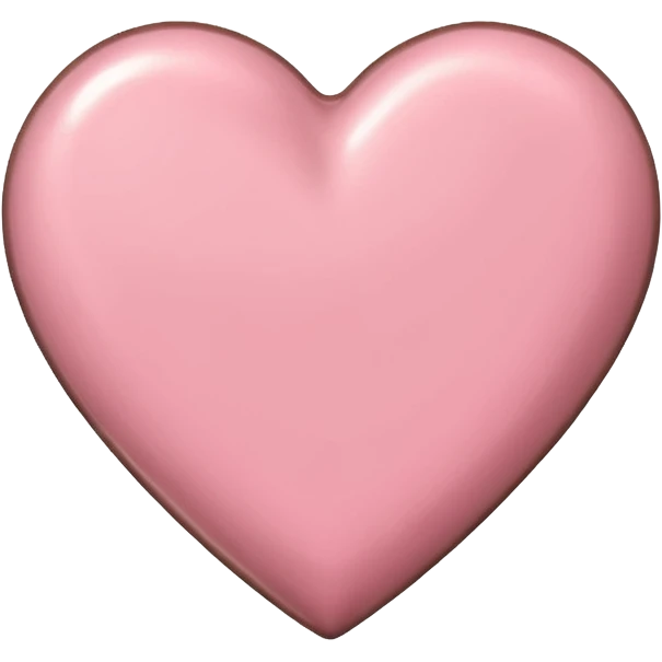 Light Pink Chocolate Heart emoji