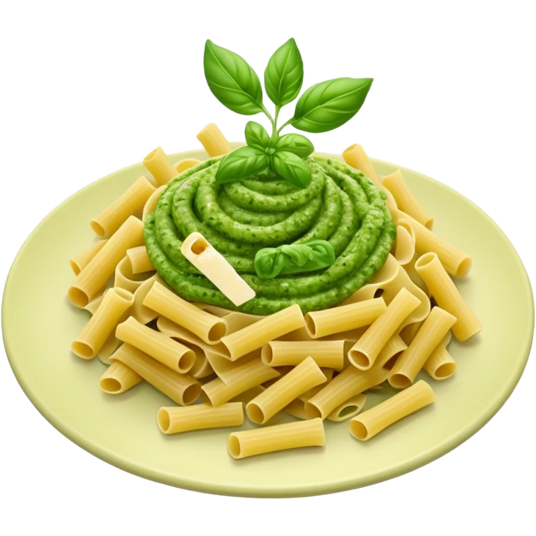 pasta with pesto emoji