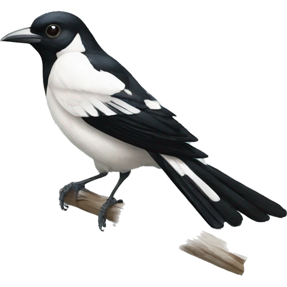austraian magpie emoji
