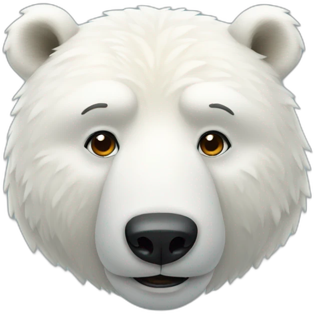 Polar bear emoji
