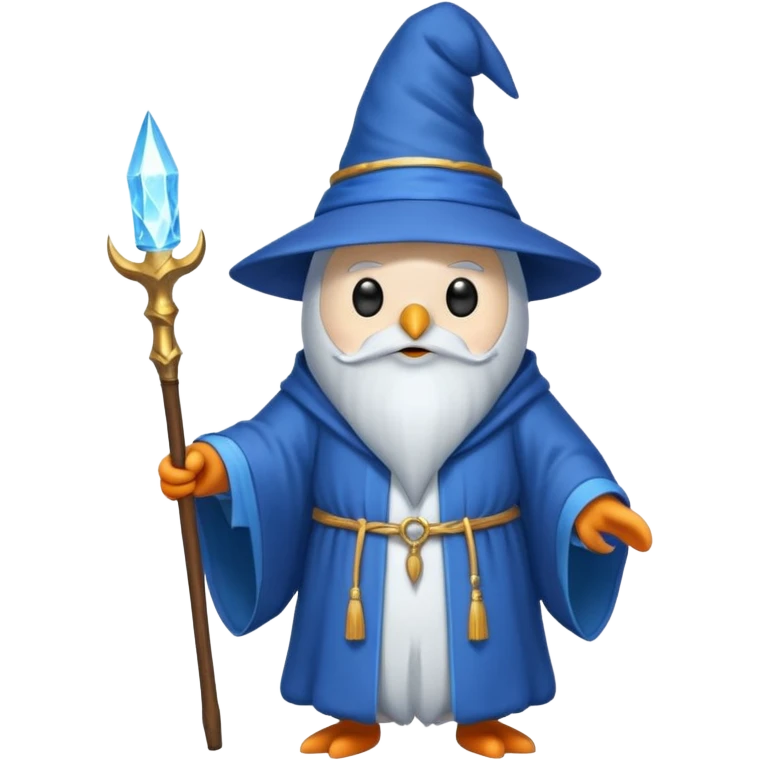 Penguin Wizard emoji