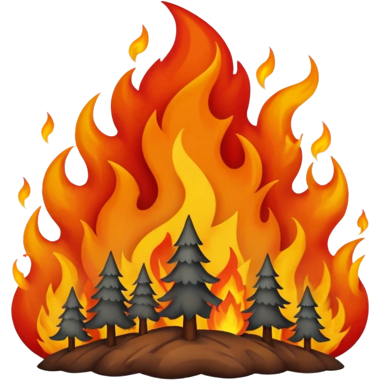forest fire emoji