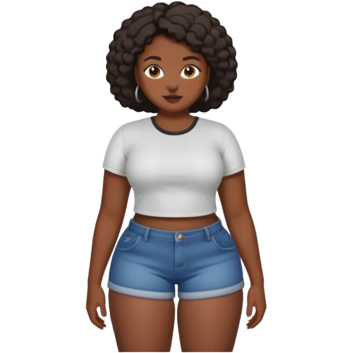 Black girl booty emoji