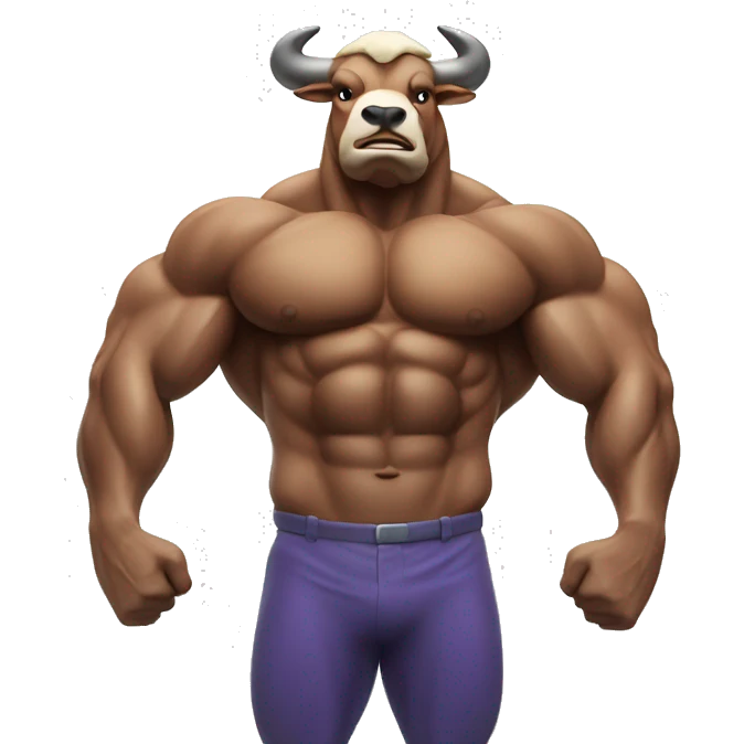 muscle bull strengthening emoji