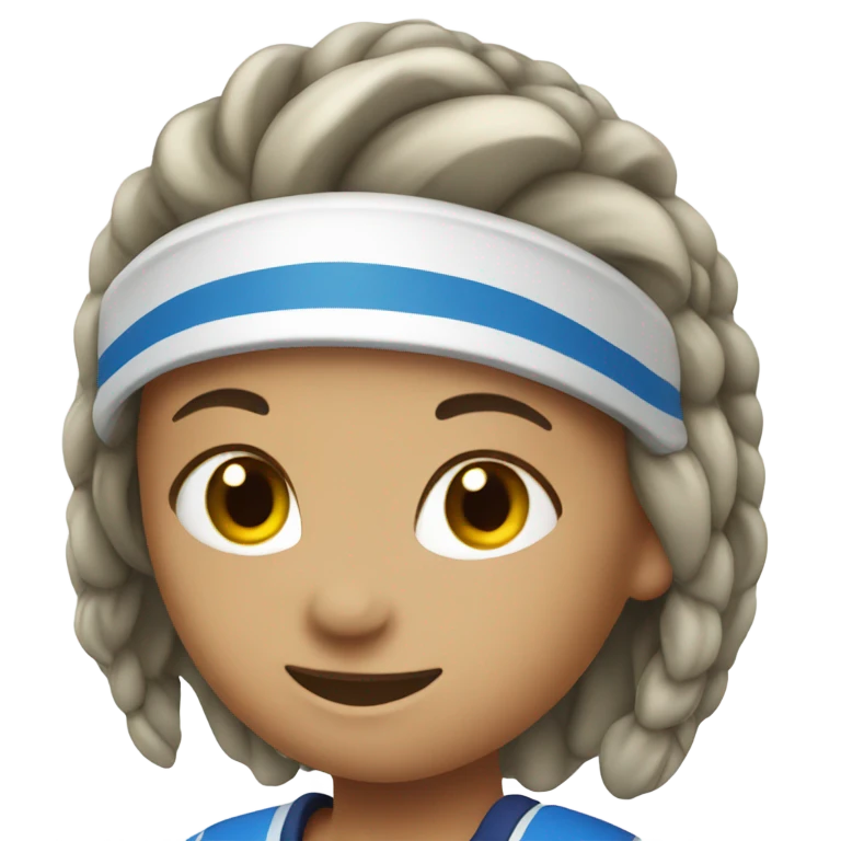 Field hockey player girl emoji