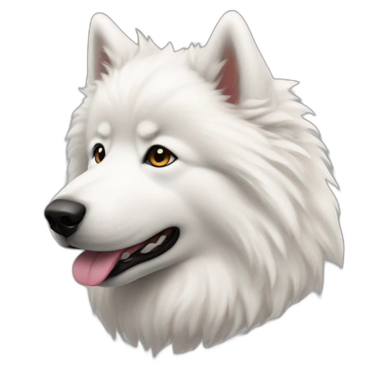 Samoyedo enfadado emoji
