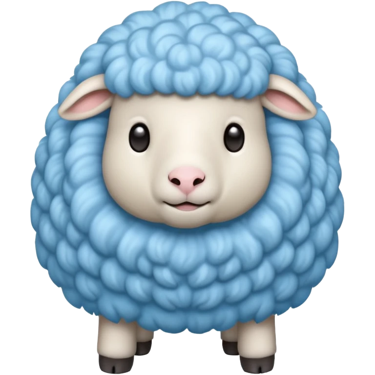 light blue sheep emoji