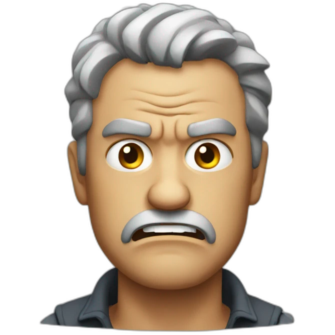 angry man emoji