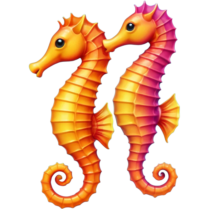 Seahorse - чтобы выглядил как настоящий эмодзи emoji