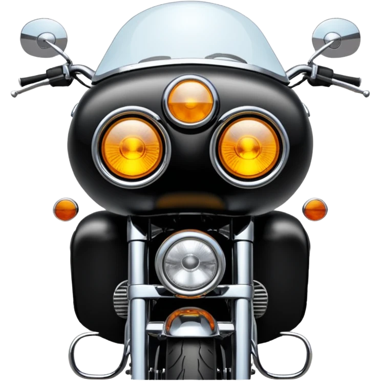 Hola, me gustaría crear un emoji de una moto Harley Davinson classic negra emoji