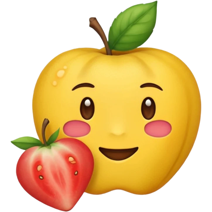 Розовый бант с надписью в моя emoji