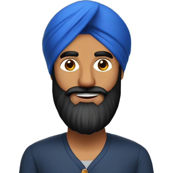 a Sikh man who is a cybersecurity/IT enthusiast  emoji