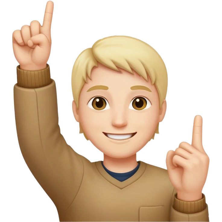 smiling face with one hand raised middle finger extended emoji