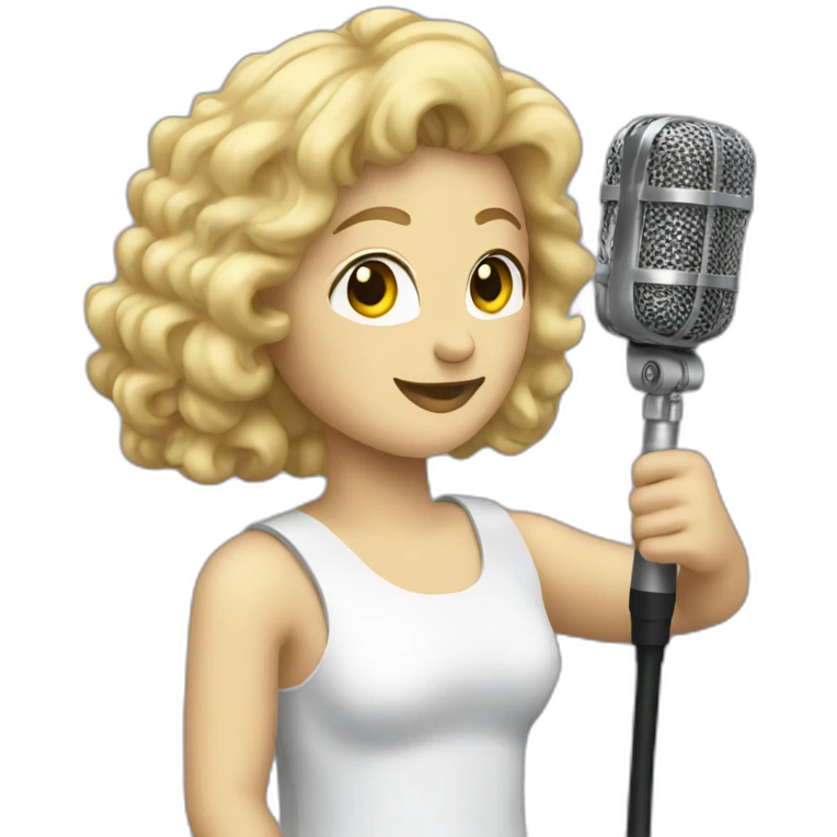 madonna microphone emoji